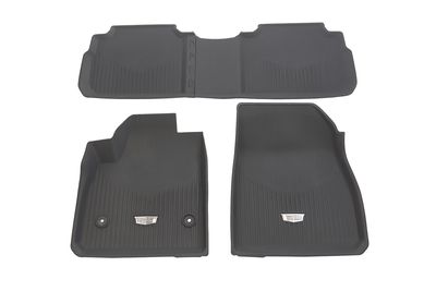 GM First-and Second-Row Premium All-Weather Floor Liners in Dark Titanium 84605147