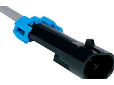GM 12167120 Connector, W/Leads, 2-Way M. *Black