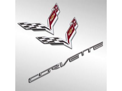 2015 Chevrolet Corvette Emblem - 23375965