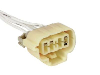 GM 15306115 Connector, W/Leads, 4-Way F. *Natural