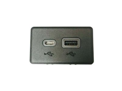 GM 13520516 Receptacle Assembly, Usb 2 Port W/ Rem *Jet Black