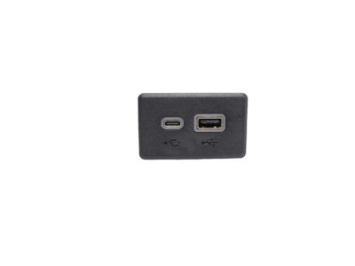 GM 13520516 Receptacle Assembly, Usb 2 Port W/ Rem *Jet Black