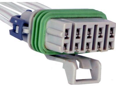 GM 15306119 Connector, W/Leads, 10-Way F. *Gray *Gray