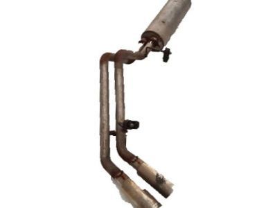 GM 20882404 Exhaust Muffler Assembly (W/ Resonator, Exhaust & Tail Pipe