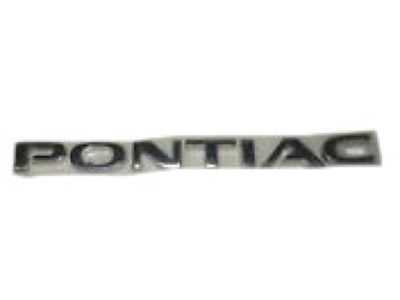 GM 10353189 Plate Assembly, Rear Bumper Fascia Name (Pontiac Name)