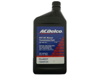 GM 19259104 Fluid,Manual Transmission Bot303Mod Gl, 4 Acdelco 6X1Qt