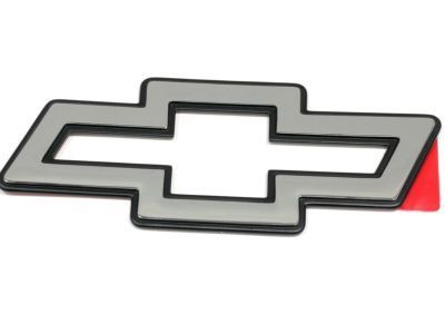 White chevy store bowtie grille emblem