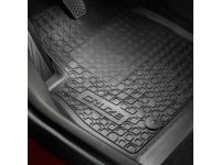 GM 39052638 Front and Rear All-Weather Floor Mats in Black with Cruze Script