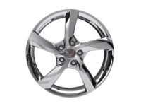 GM 19302113 19x8.5-Inch Aluminum 5-Spoke Front Wheel in Chrome