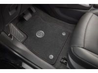 GM 42533126 First- and Second-Row Premium Carpeted Floor Mats in Ebony with Buick Logo