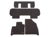 GM 84285423 First-, Second- and Third-Row Carpeted Floor Mats in Ebony with Avenir Script