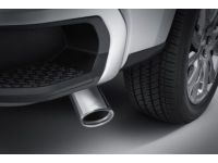 GM 84240383 4.3 and 5.3 Liter Dual-Wall Angle-Cut Exhaust Tip with Bowtie Logo