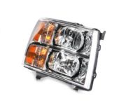 Chevrolet Silverado Headlight - 22853028 Headlight Assembly, (W/ Front Side Marker & Parking & T/Side