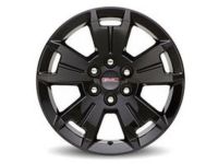 GM 23343590 17x8-Inch Aluminum 5-Spoke Wheel in Gloss Black