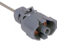 GM 12102621 Connector, W/Leads, 1-Way M. *Medium Gray *Gray