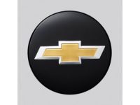 GM 84375184 Center Cap in Black with Gold Bowtie Logo