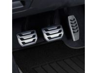 GM 94523282 Manual Transmission Pedal Cover Package in Stainless Steel and Black