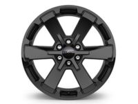 GM 19301162 22x9-Inch Aluminum 6-Spoke Wheel in Gloss Black