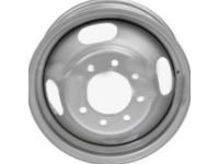 GM 22820201 Wheel Rim Assembly, 16X6.5 Front *Silver