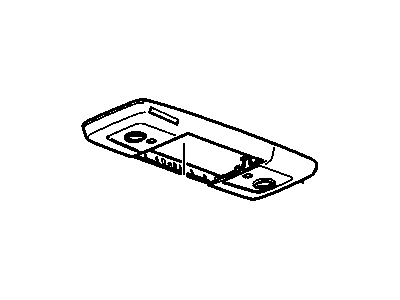 GM 22852929 Console Assembly, Roof Rear *Shale