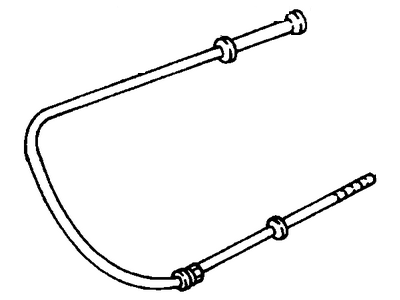 GMC S15 Parking Brake Cable - 14063019