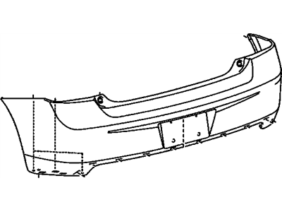 GM 88975678 Rear Bumper Cover *Paint To Mat