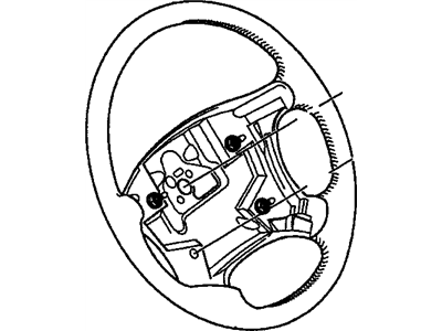 1992 Oldsmobile 88 Steering Wheel - 17990505