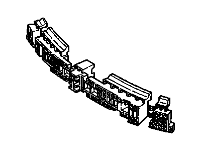 GM 10183337 Absorber, Front Bumper Fascia Energy