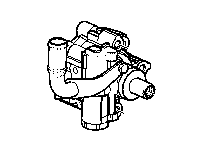 2010 Cadillac SRX Power Steering Pump - 13574902