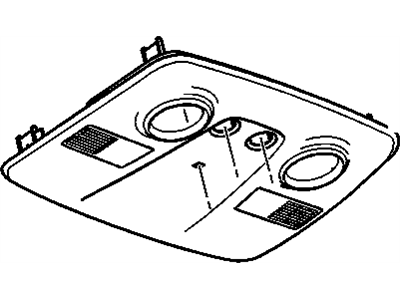 GM 15927492 Cover, Roof Console Opening *Light Ttnum