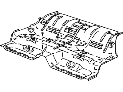 Saturn SC1 Floor Pan - 21123140