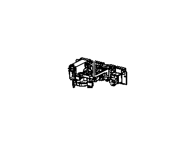 GM 89018239 Heater & Air Conditioner Control Assembly