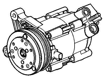 2009 Saturn Vue A/C Compressor - 19130315