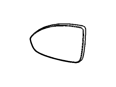 GM 95215098 Mirror,Outside Rear View (Reflector Glass & Backing Plate)