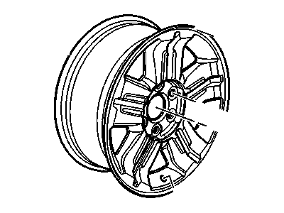 2008 Chevrolet Suburban Spare Wheel - 9598055