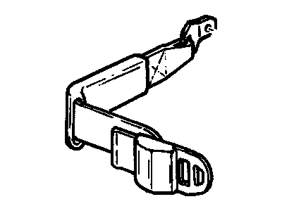 GM 12541312 Seat Belt KIT