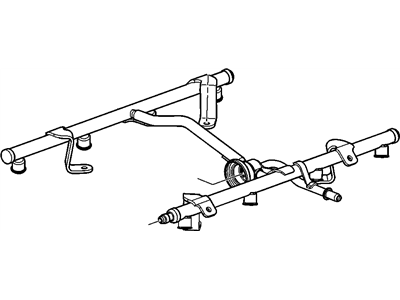 GM 12561858 Rail, Sequential Multiport Fuel Injection Fuel