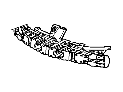 GM 20827231 Absorber, Rear Bumper Energy