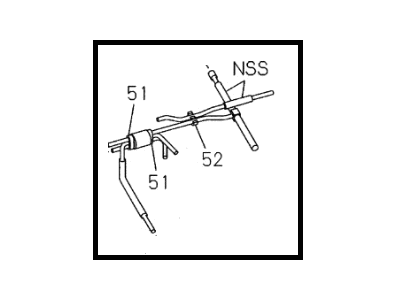 2004 Chevrolet Silverado EGR Tube - 97288631