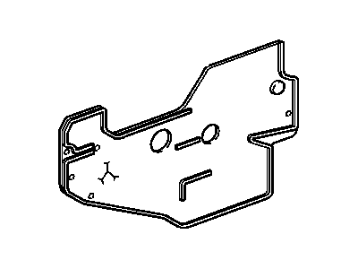 GM 15763372 Deflector Assembly, Front Side Door Water *Marked Print