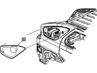 GM 10413341 Window Assembly, Quarter