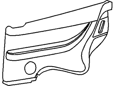 GM 92157930 Panel,Quarter Trim