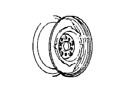 Pontiac Parisienne Spare Wheel - 9590597