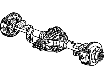 GM 20875490 AXLE, Rear Axle