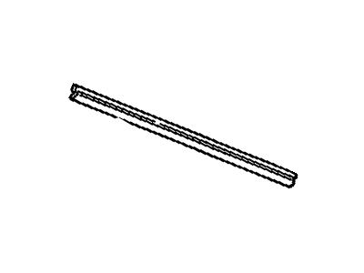 GM 10221156 Sealing Strip Assembly, Sliding Door, Bottom Auxiliary