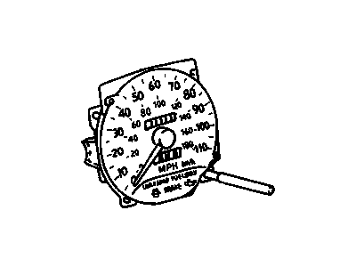 GM 94853137 Instrument Panel Speedometer Assemblyl