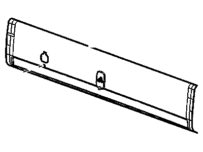 GM 89022747 Molding Asm,Rear Window Lower Garnish *Oak