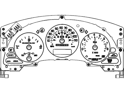 Chevrolet Lumina Speedometer - 16149751