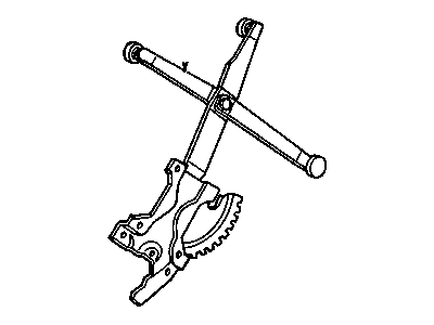 1991 Cadillac Seville Window Regulator - 20377439