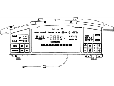 GM 16145536 Pushbutton,Instrument Cluster Timer